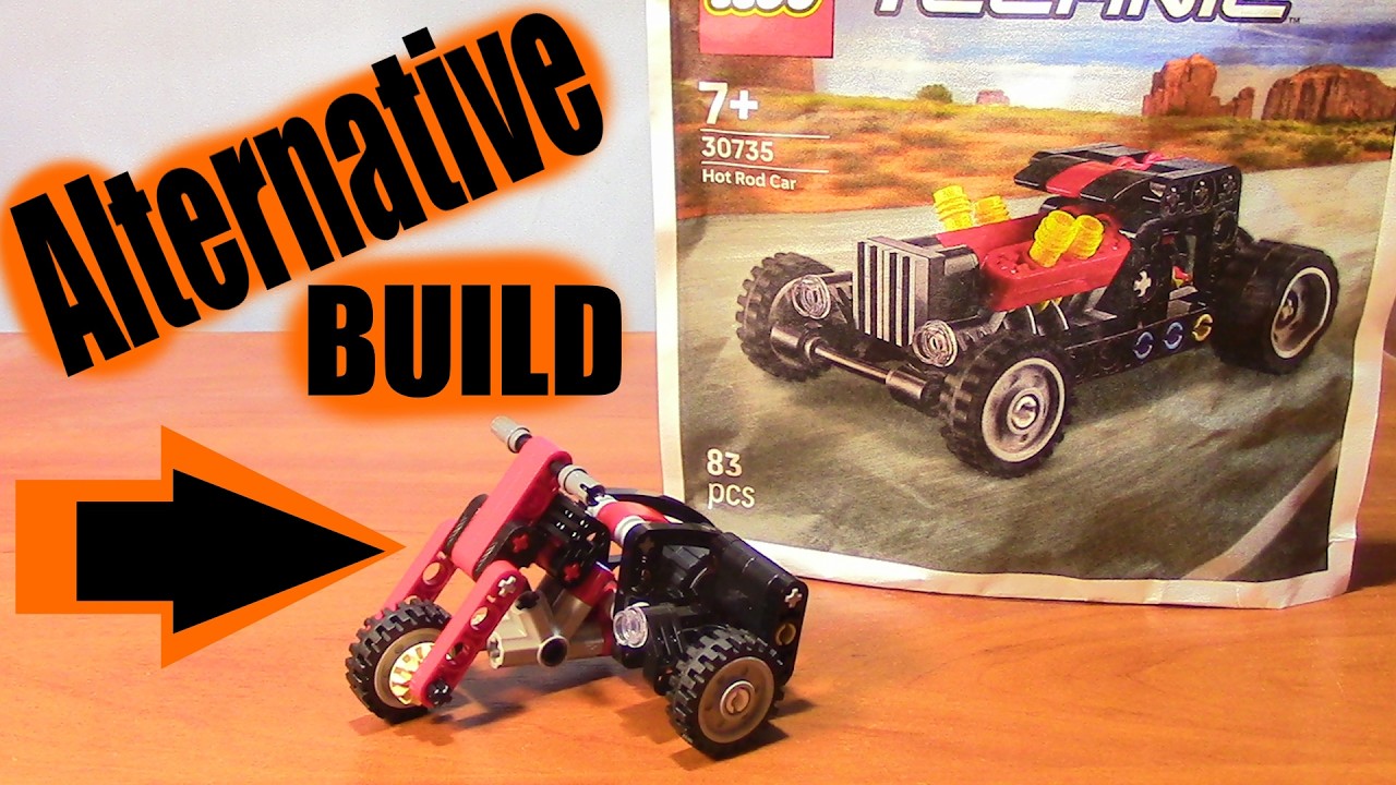 LEGO Technic 30735 MOC - Motorcycle with Detachable Sidecar (Alternative Build)
