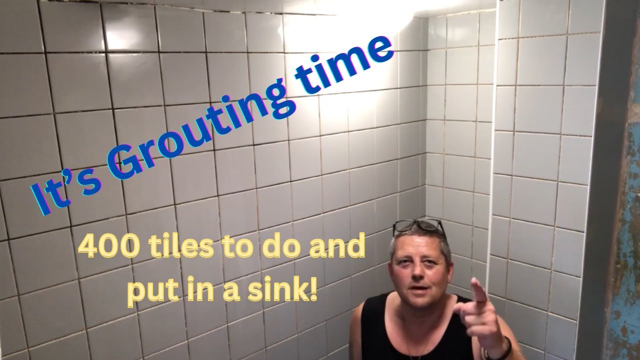 It's GROUT hog day!! 400 tiles to grout, Not looking forward to this.