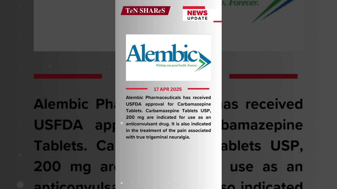 Alembic Pharmaceuticals| 17 APR 2025 | #bse #nse  #Alembic #AlembicPharma  #marketnews #news #pharma