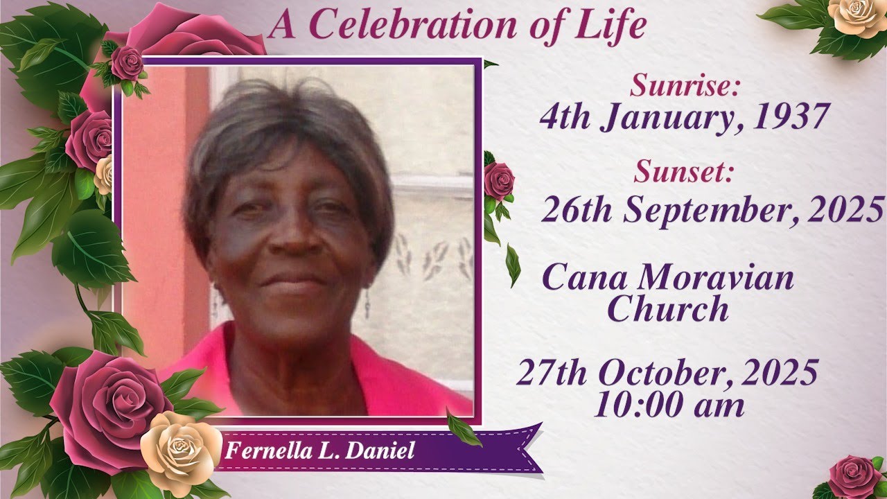 Service of Thanksgiving for the Life of Fernella Limerick Daniel