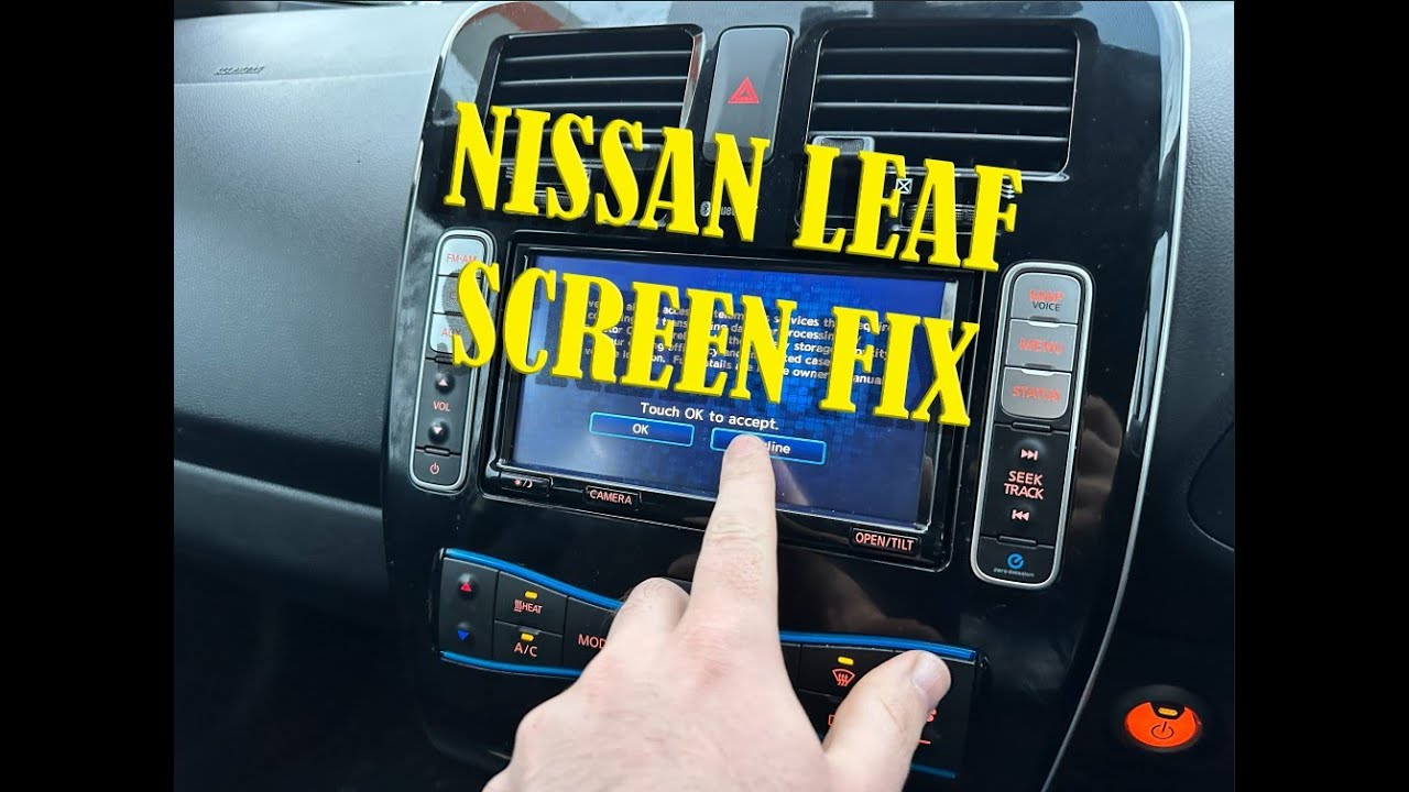 Как отремонтировать сенсорный экран Nissan Leaf