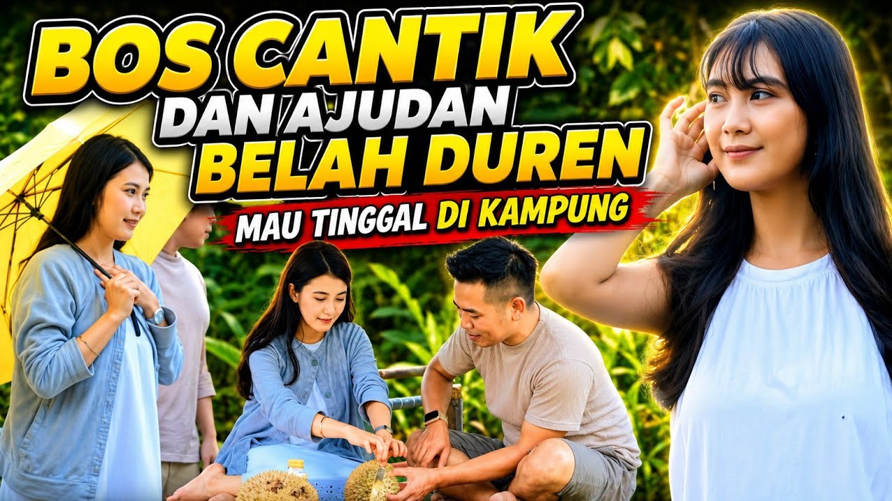 DRAMA BOS CANTIK DAN AJUDAN BELAH DUREN MAIN DI KAMPUNGKU LAGI ALAMAT KETAGIHAN