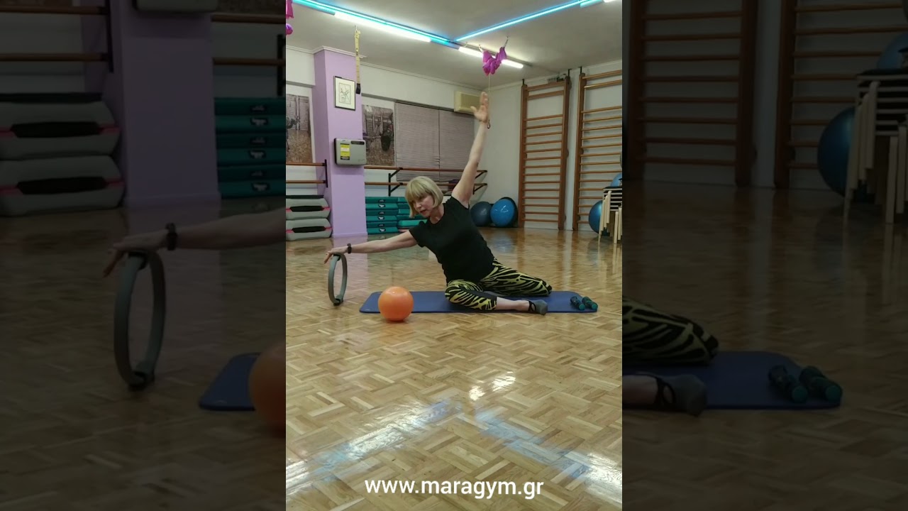 Pilates with magic circle