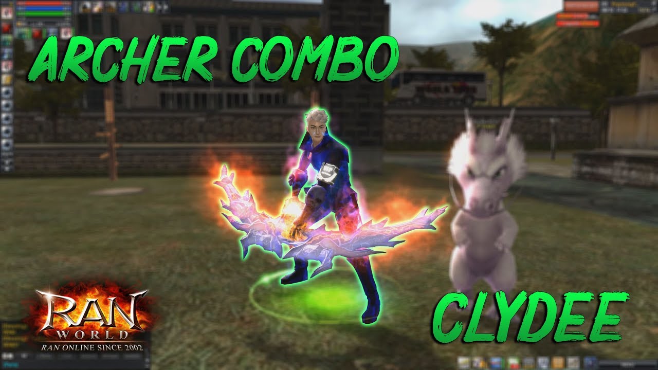 Ran Online GS - Archer Combo & Gameplay by Clydee