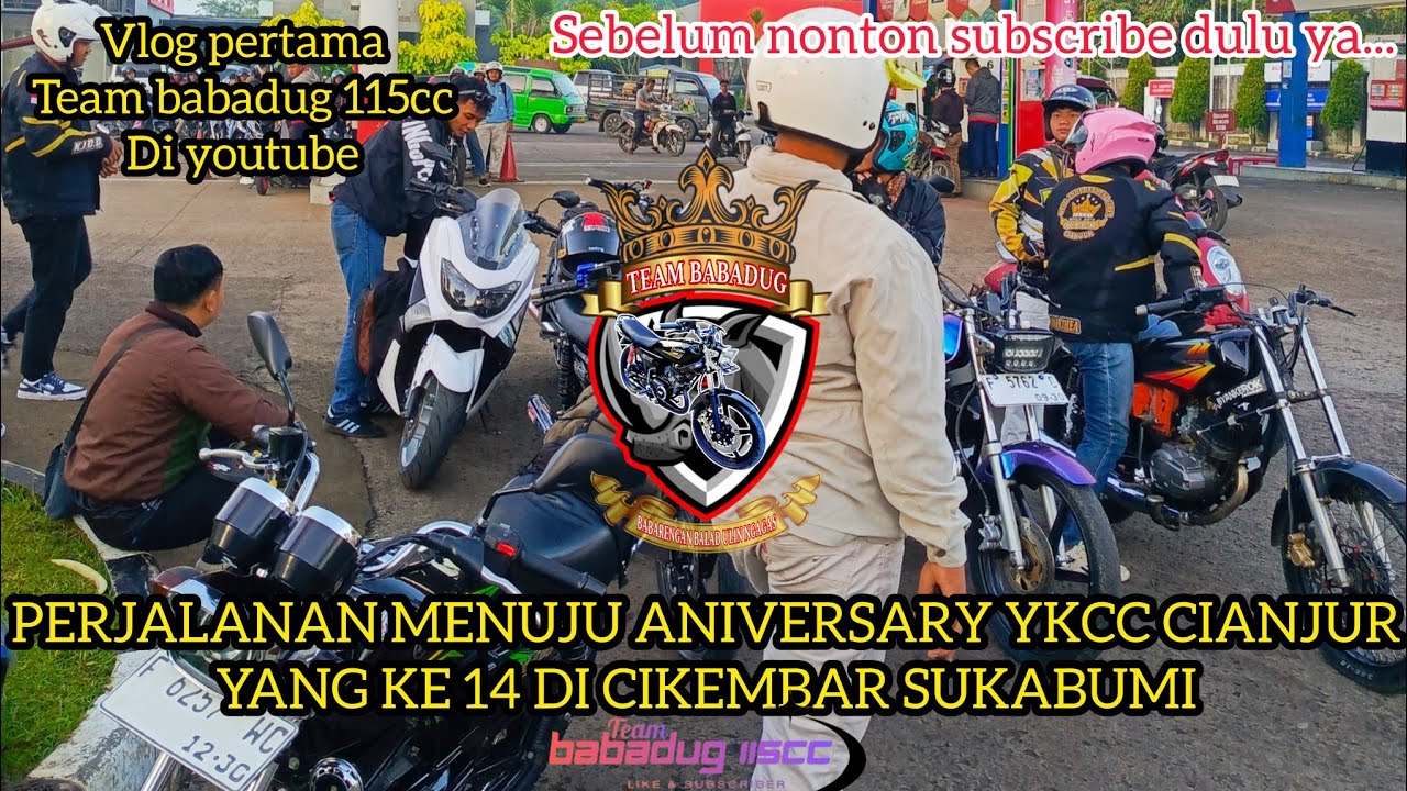 Perjalanan menuju aniversary ykcc cianjur yang ke 14 di Cikembar sukabumi 