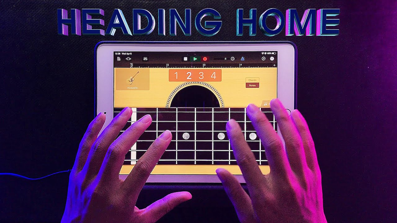 Alan Walker & Ruben - HEADING HOME Acoustic Cover on iPad #Garageband
