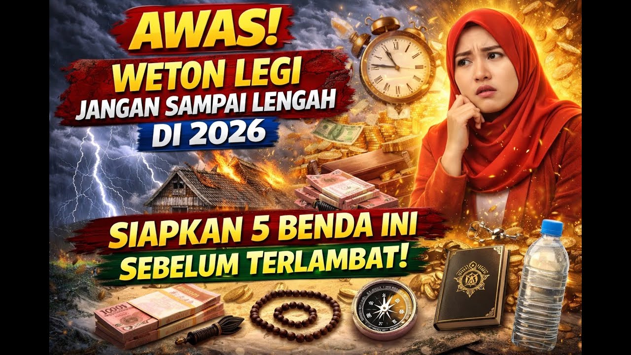 AWAS! Weton Legi Jangan Sampai Lengah di 2026  Siapkan 5 Benda Ini Sebelum Terlambat!