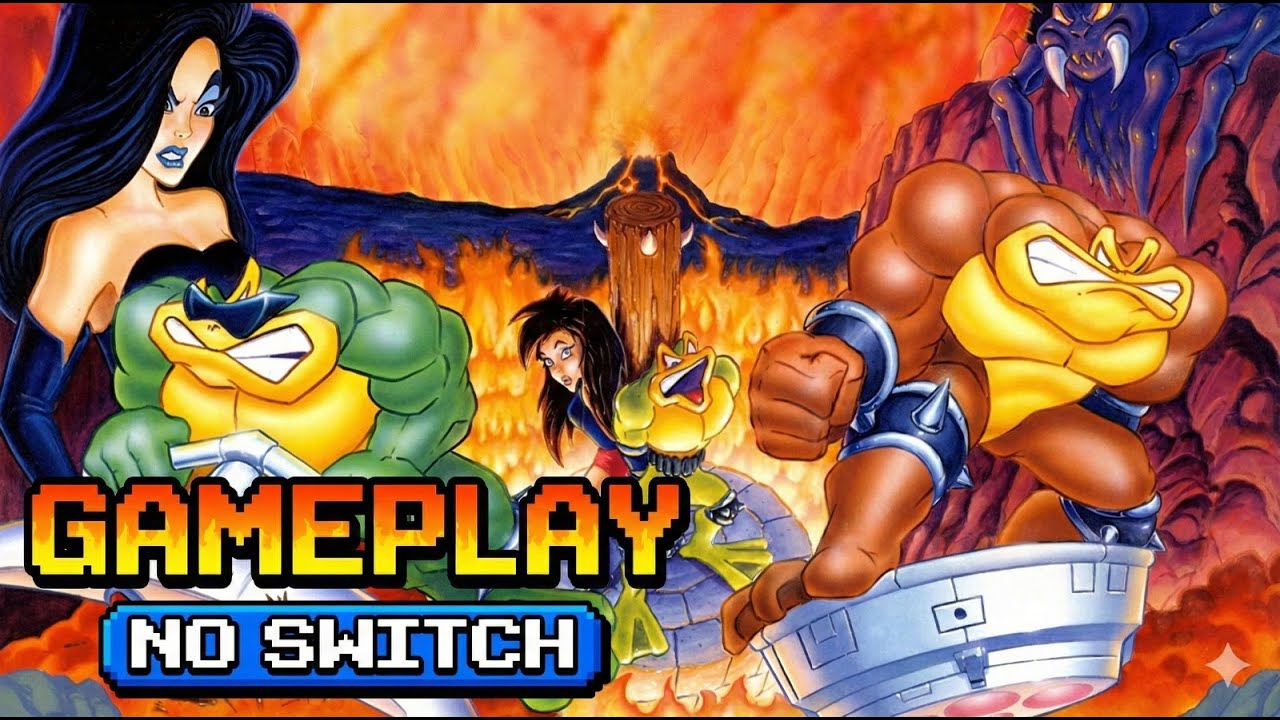 De Volta no Tempo - Battletoads In Battlemaniacs (Switch) Como passar raiva com um jogo!