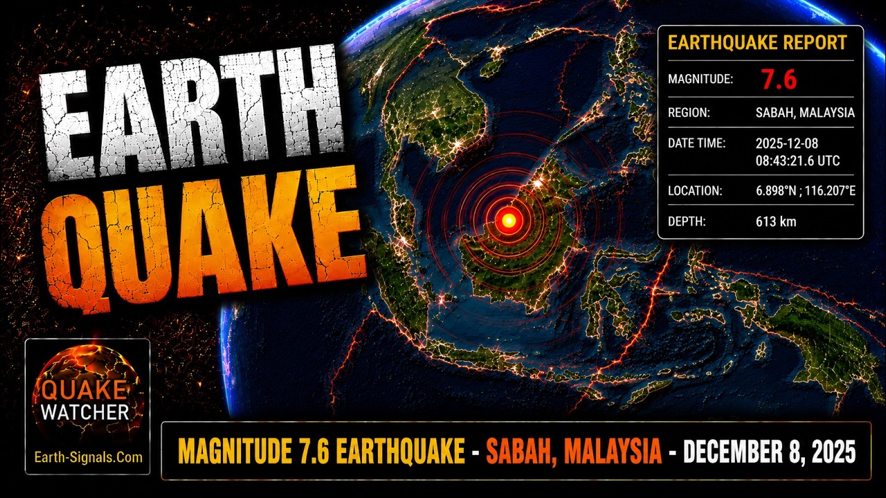 M7.1 EARTHQUAKE - SABAH, MALAYSIA | Feb 22, 2026