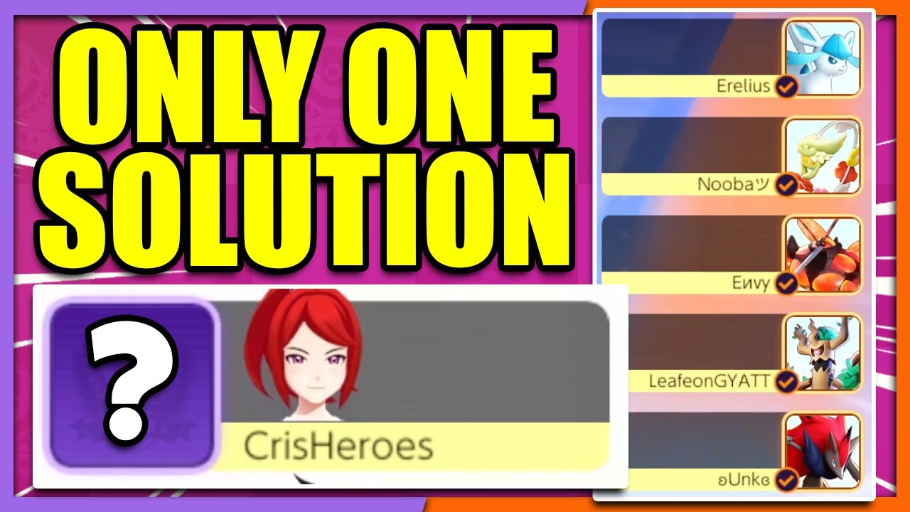 This ENEMY TEAM is so DISGUSTING I only had one POKEMON BUILD as my answer | Pokemon Unite