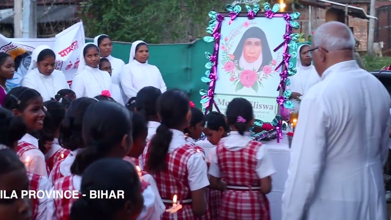 HOMAGE TO MOTHER ELISWA IN REMOTE VILLAGE   (HARIMOHRA)