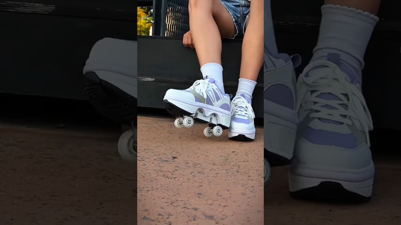 2-in-1 Roller Skate Shoes for Kids | Detachable Sneakers with Wheels!