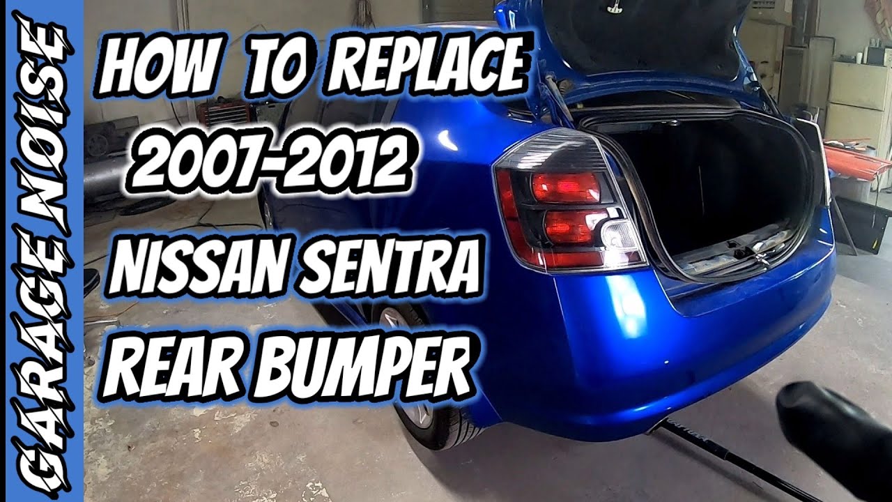 How to remove rear bumper on a 2007-2012 Nissan sentra.  diy auto body,  parts removal