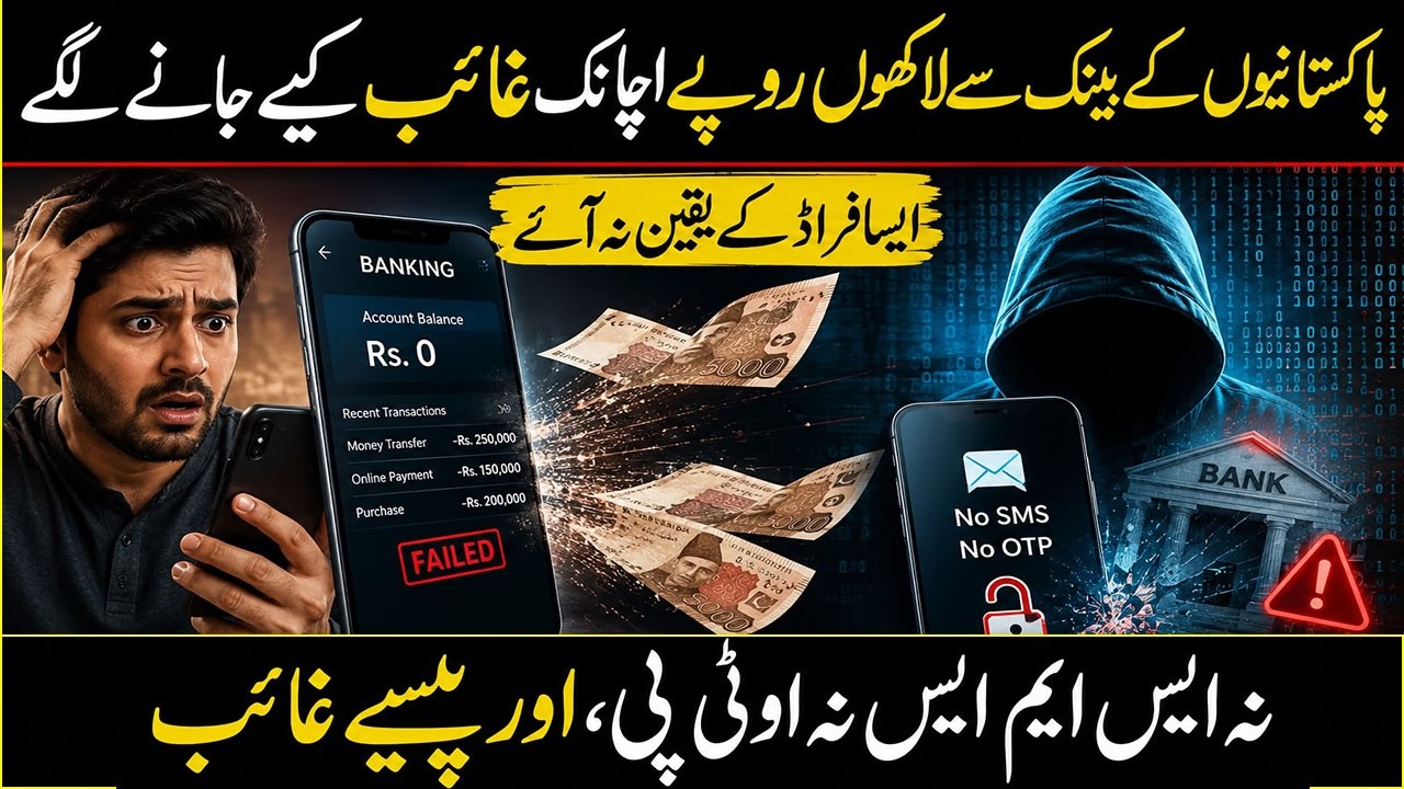 No OTP, No SMS | Bank Fraud Case | 28 Million Rupees Withdrawn In Islamabad !