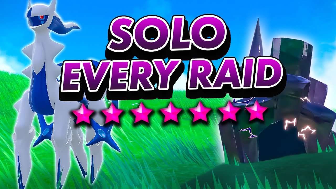 The Build to SOLO EVERY 6 Star Tera Raid EASILY in Pokemon Scarlet and Violet