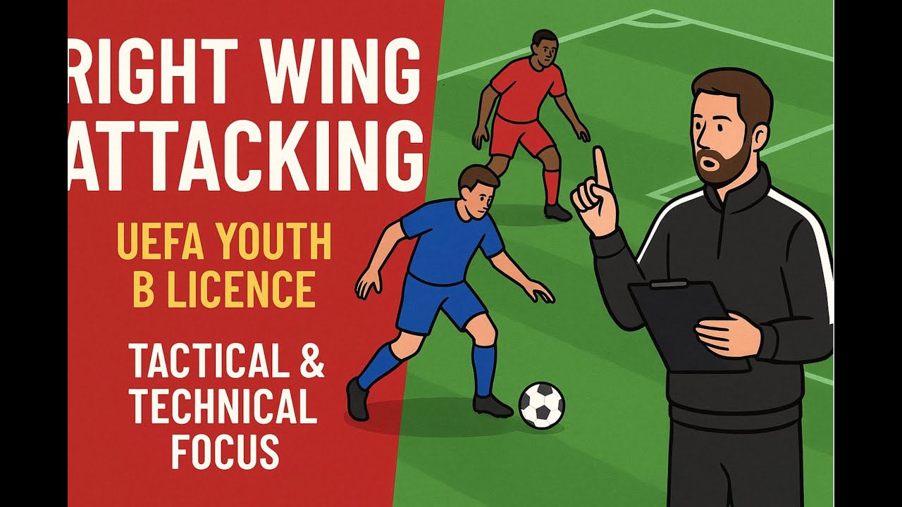UEFA Youth B Licence | RW Attack Session | Developing Effective Wide Play & Final Third Entries