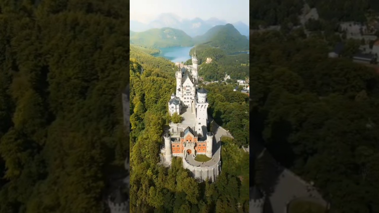 Azan in a Charming Castle Scene: Peaceful Voice of Prayer with Natural Beauty 4k video