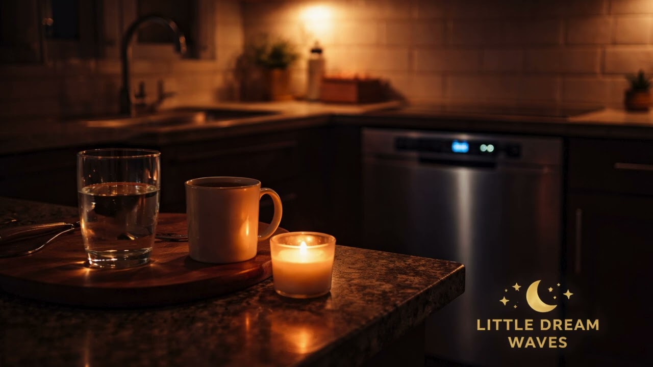 Dishwasher Sound at Night 🌙 | 1 Hour Calm Kitchen White Noise for Deep Sleep