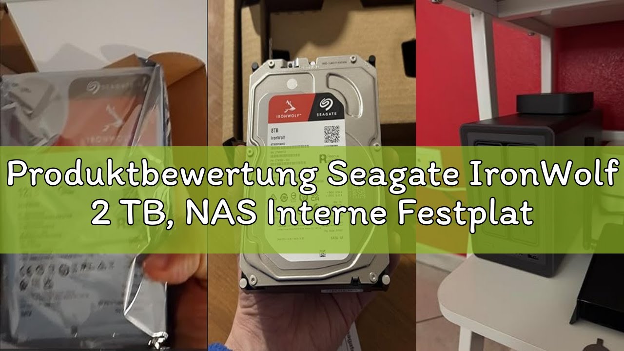 Produktbewertung Seagate IronWolf 2 TB, NAS Interne Festplatte HDD, 3.5 Zoll, 5400 U/Min, CMR, 64 MB