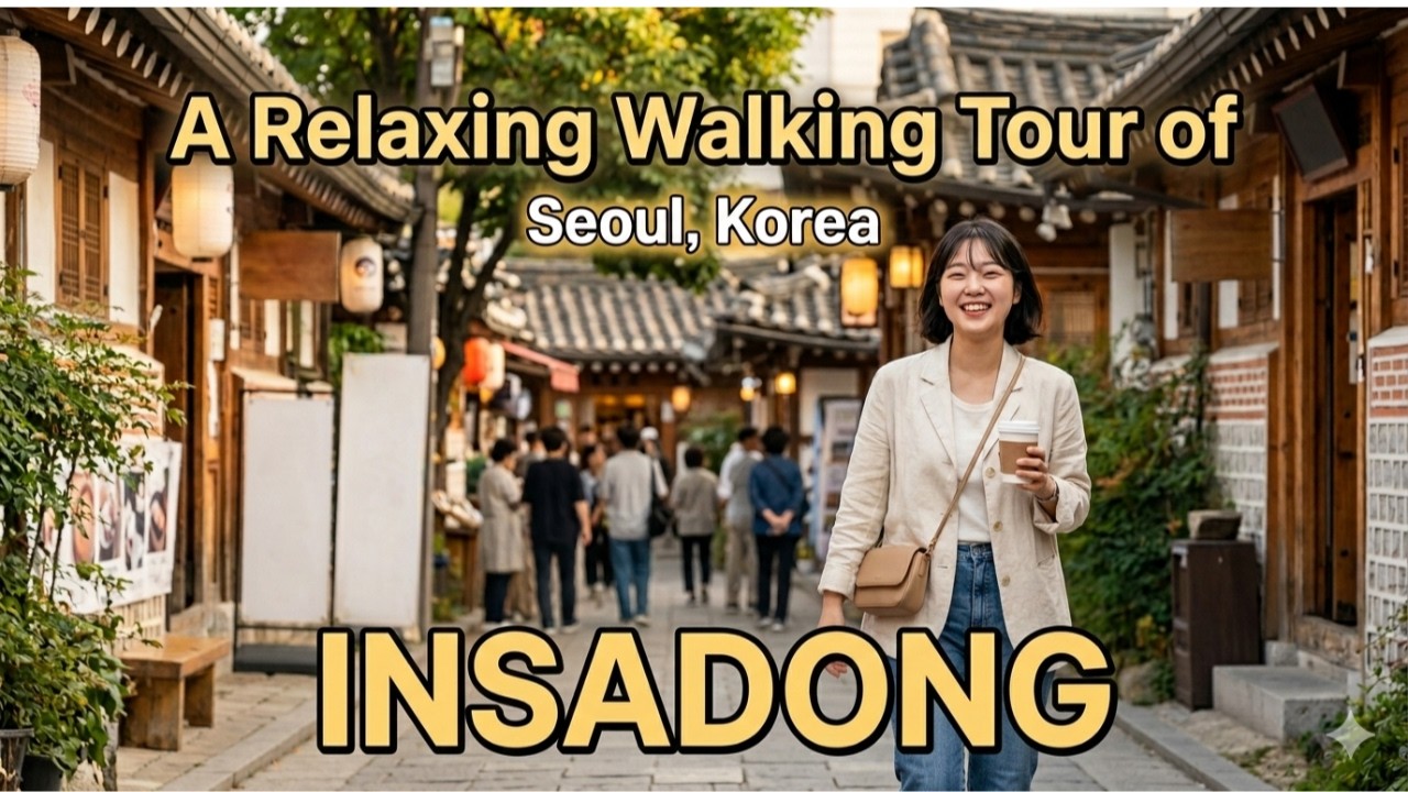 A Relaxing Walking Tour of Insadong, Seoul