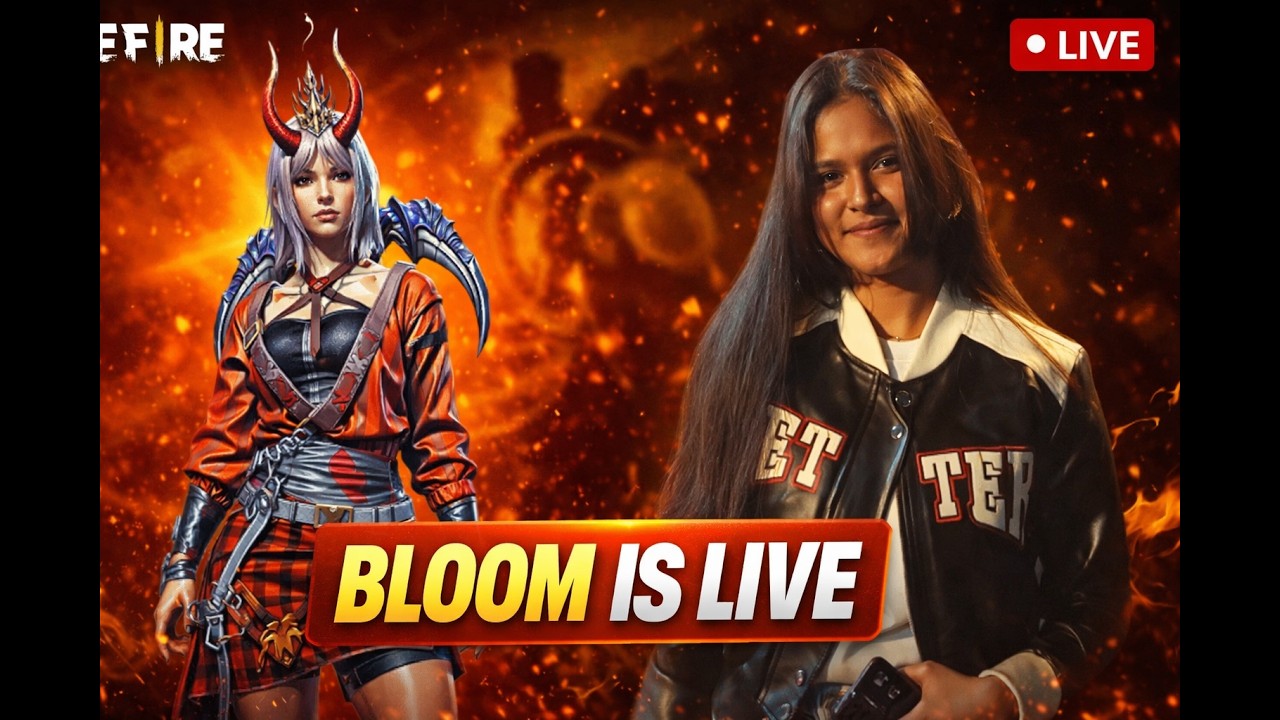 FF🔴 Free Fire Live GIRL POWER Playing with SUBS!  🏆 Free Fire 🌸 |#frrefire