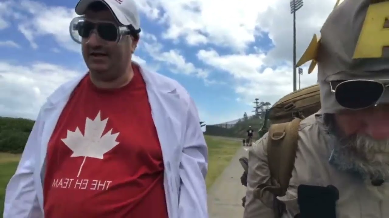 Captain Australia defeats the Nefarioius Doctor Canada in an intense battle of wits (CABW42c)