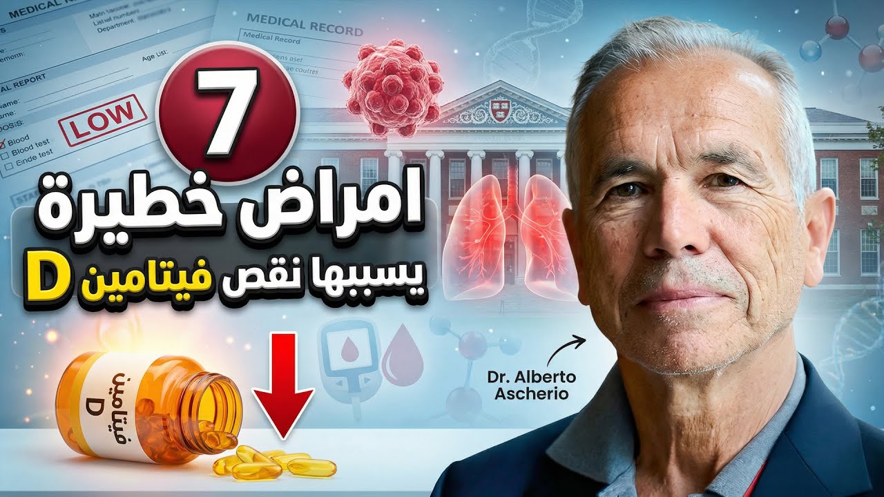 ✅ 7 أمراض خطيرة يسببها نقص فيتامين د… رقم 3 صدم الأطباء