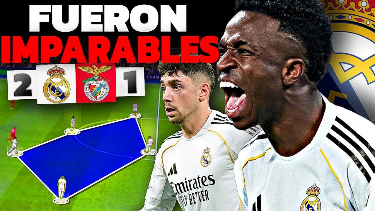 VALVERDE Y VINÍCIUS DESTROZARON AL BENFICA | ANÁLISIS TÁCTICO