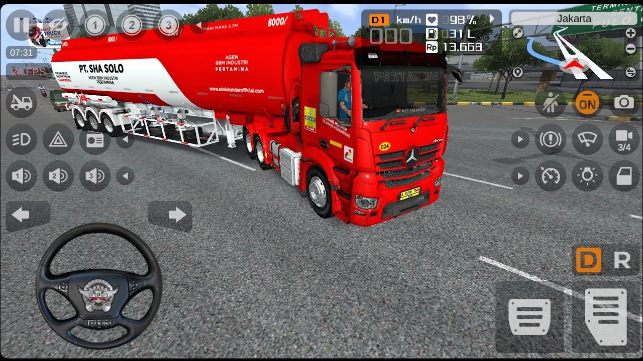 [لعبة الشاحنات] Extreme Bus Simulator Indonesia Gameplay  2026 | تحدي قيادة الباصات