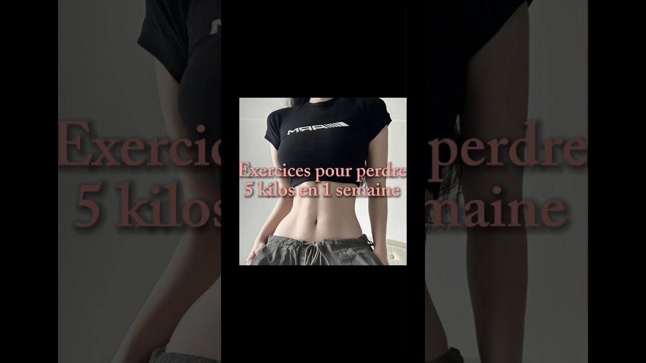 Exercices pour avoir un ventre plat en 1 semaine ✨#abonnetoi #like #pertedepoids #ventre #ventreplat