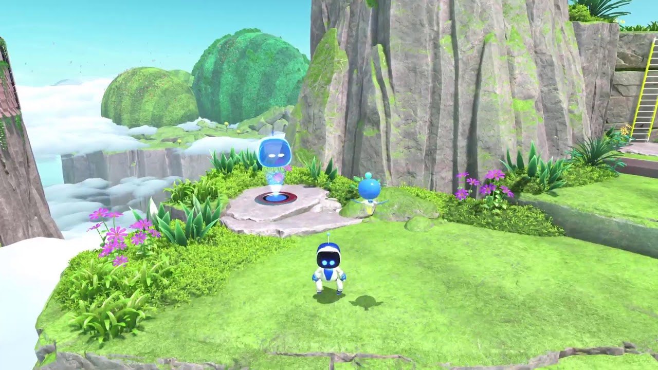 Jugando astro bot en ps5