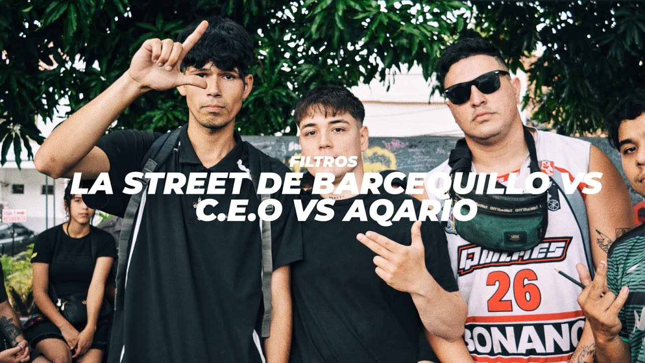 LA STREET DE BARCEQUILLO VS C E O VS AQARIO | FILTROS | ShowURap T3 E1