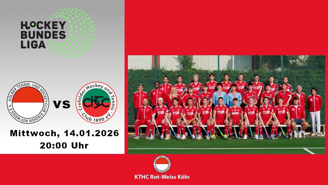 Rot-Weiss Köln - Crefelder HTC - 1. Hallenhockey Bundesliga Herren