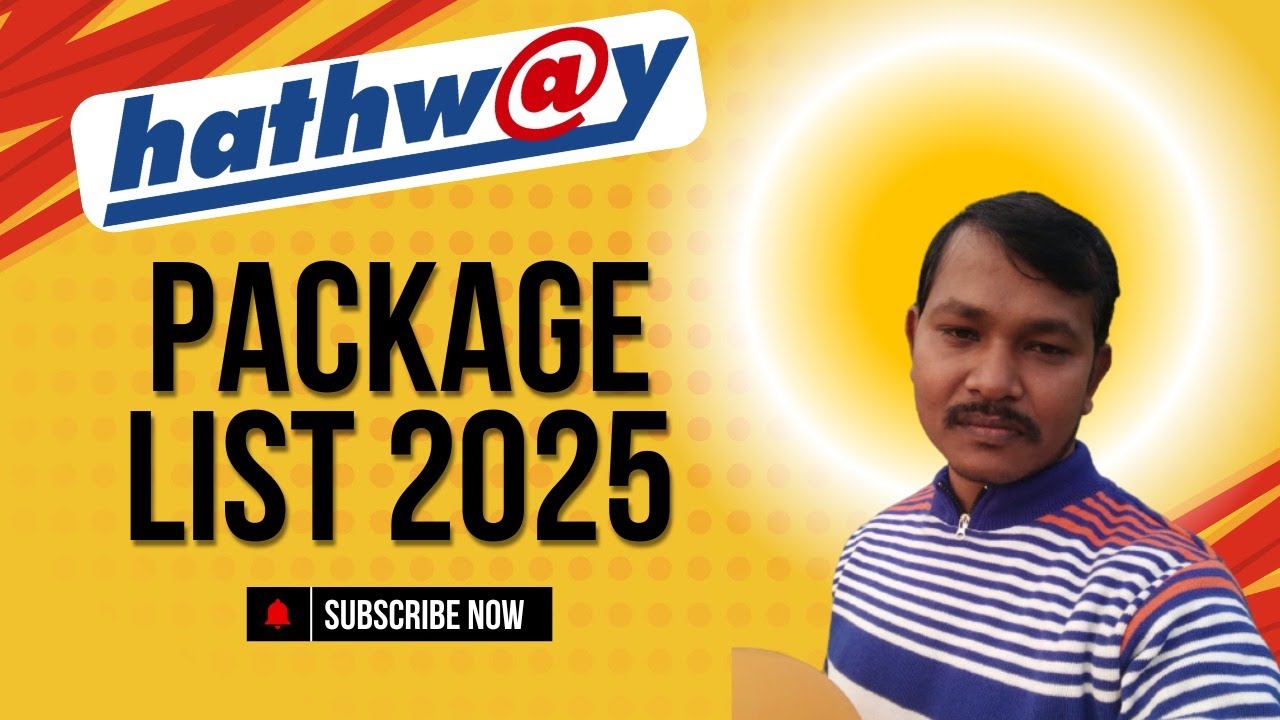 hathway digital tv new pack & channel list 2025 full video