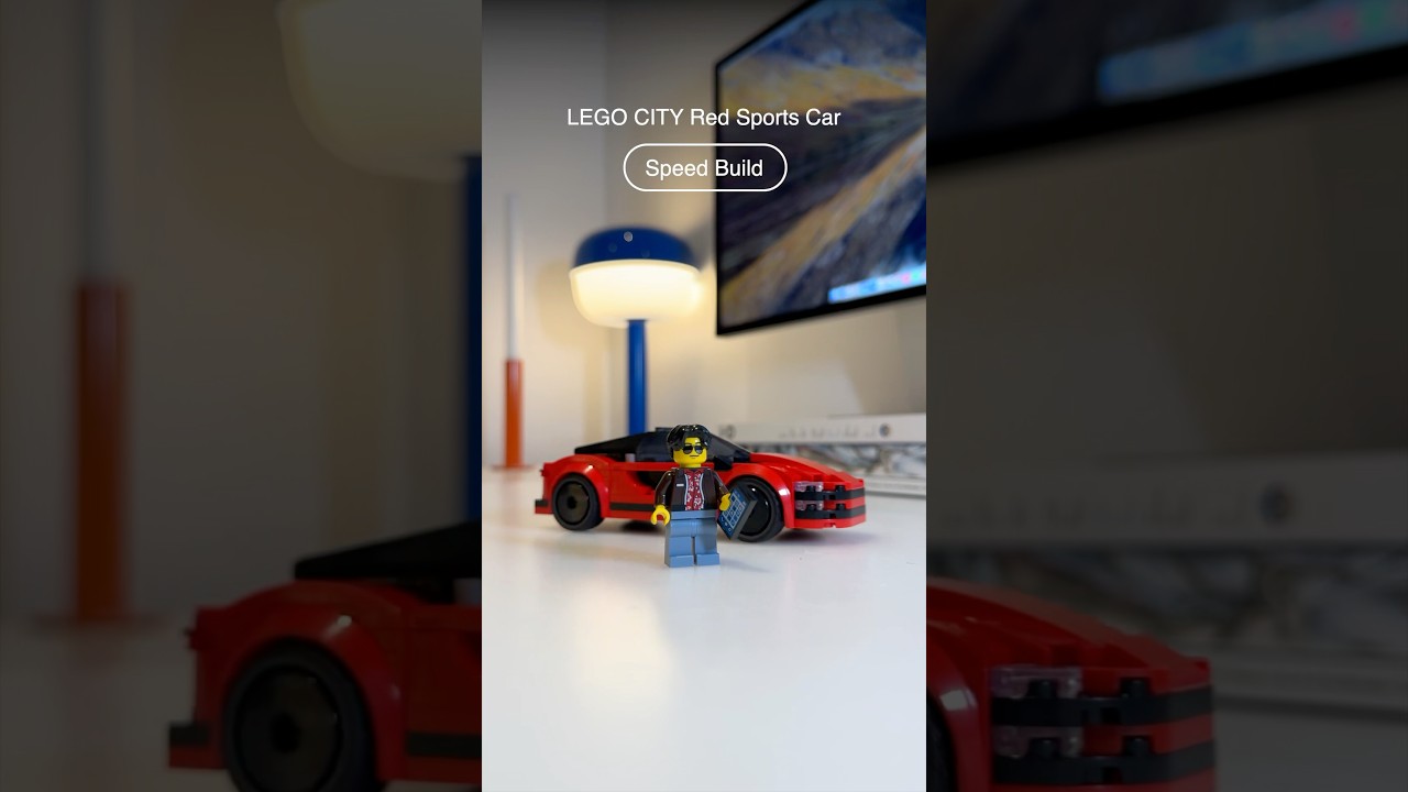 Speed Build ⚡️ LEGO City “Red Sports Car” 2025 set!  