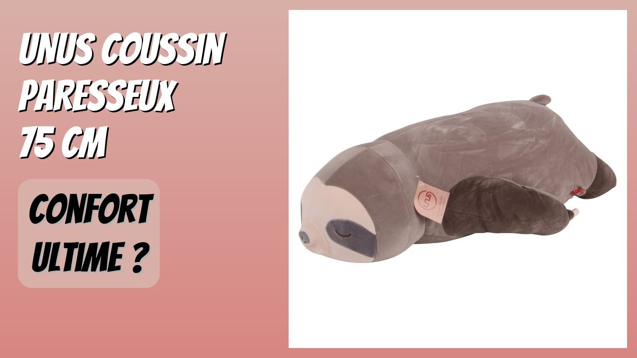 AVIS (2026) : UNUS Coussin Paresseux 75 cm. DÉTAILS
