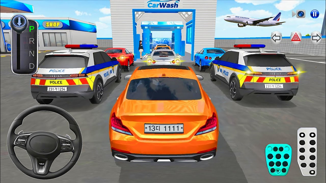 New Orange Mercedes G63 & All Supercars For Washing🚘 3D Driving Class 2025 - Android iOS Gameplay🎮