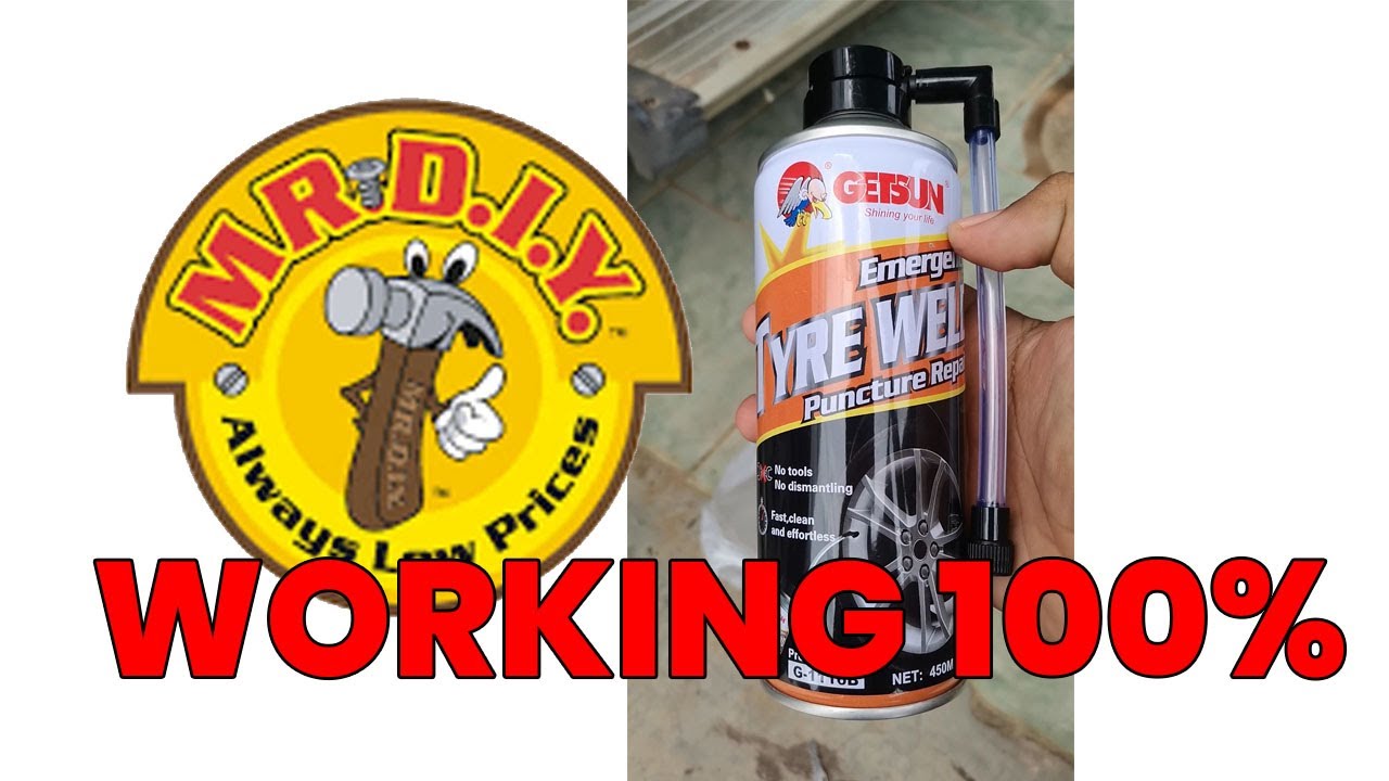 REVIEW EMERGENCY TYRE WELD REPAIR PUNCTURE - MR DIY 100% WORKING!