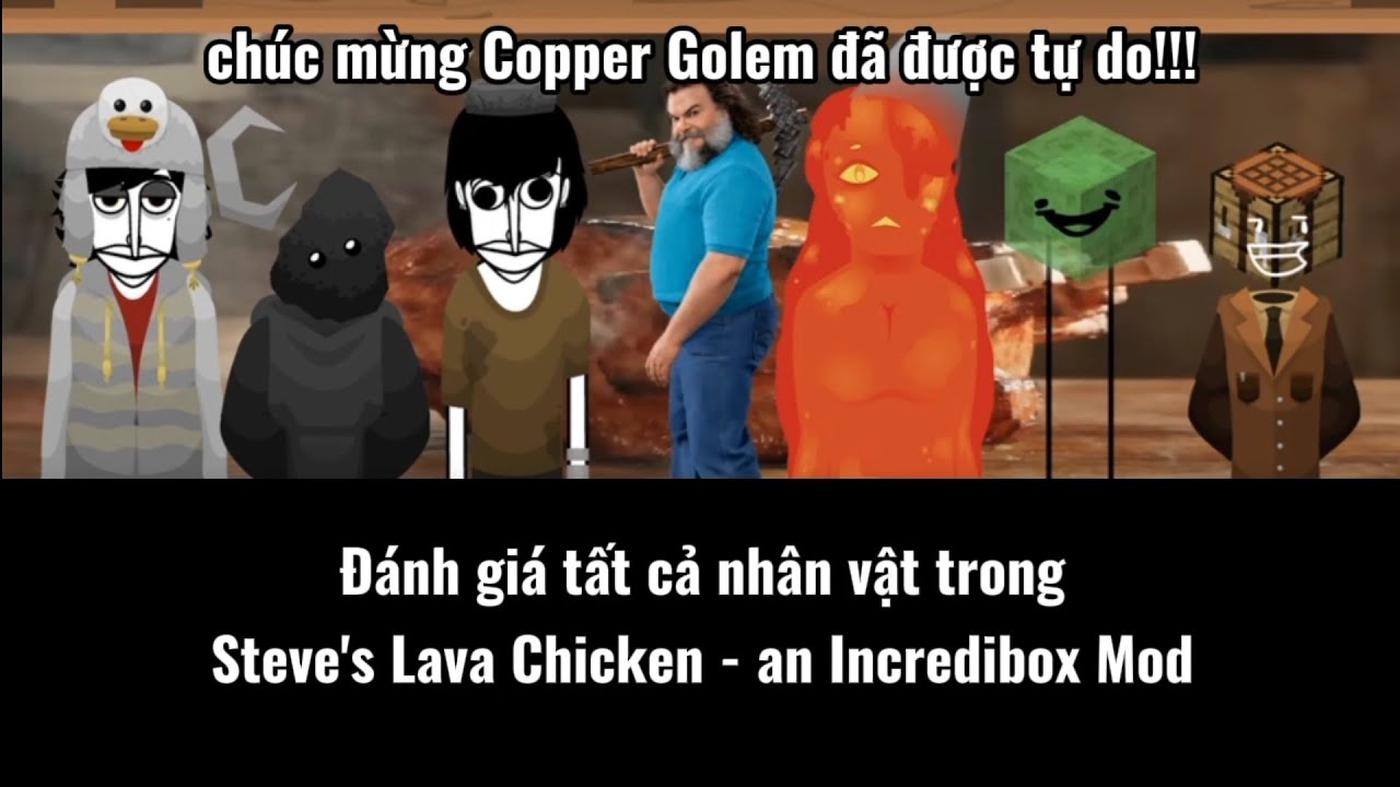 ĐÁNH GIÁ TẤT CẢ NHÂN VẬT TRONG STEVE'S LAVA CHICKEN - AN INCREDIBOX MOD