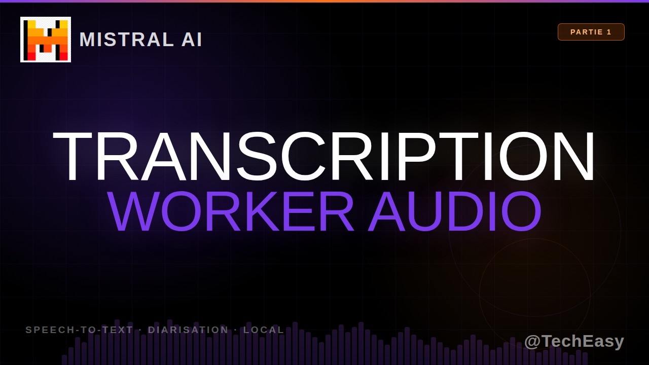 Je construis un worker de transcription audio from scratch en Python #mistralai #programmeur #python