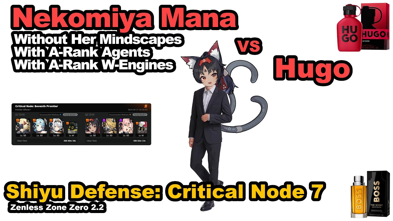 Shiyu Defense | Nekomata M0 with A-Rank Agents/Engines | Critical Node 7: Miasma Hugo | ZZZ 2.1
