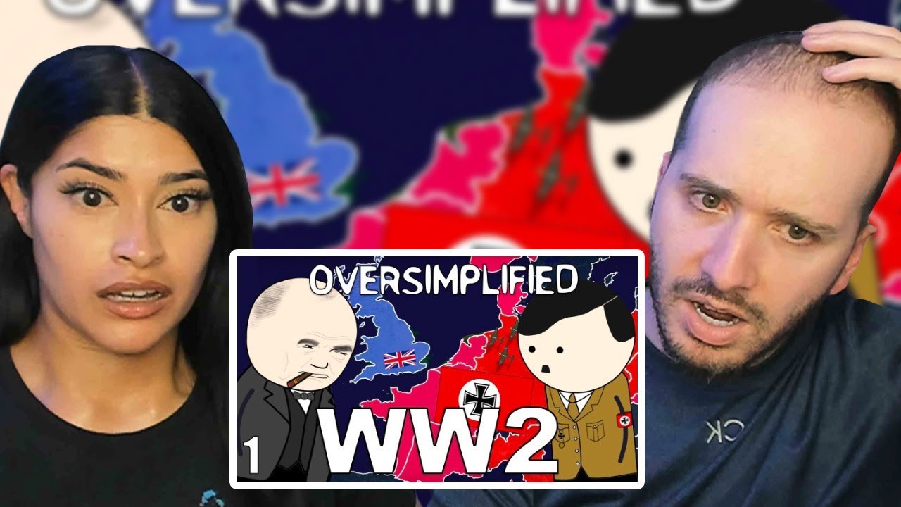 Brits React to WW2 - OverSimplified (Part 1)