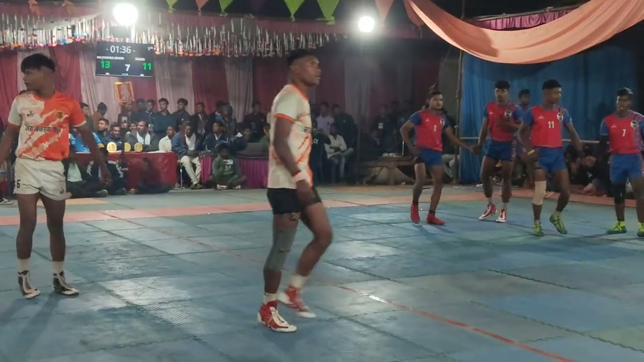 नावापारा मांड Vs नागोई सेमी - 01 ग्रामीण स्तरीय कबड्डी प्रतियोगिता टेका - 2025