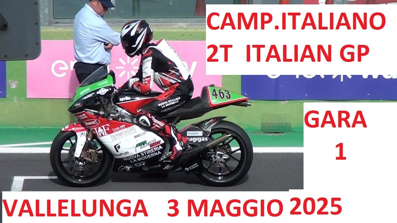 vallelunga 3 maggio 2025 gara 1 italian gp