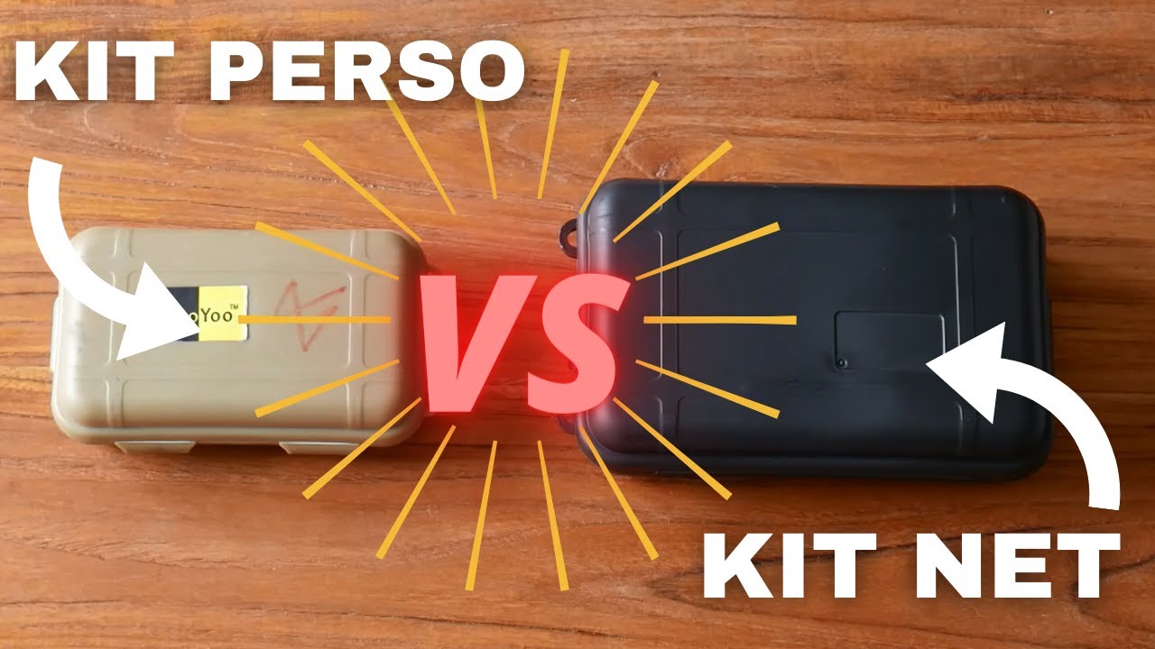 KIT SURVIE acheté sur le net VS KIT SURVIE PERSO