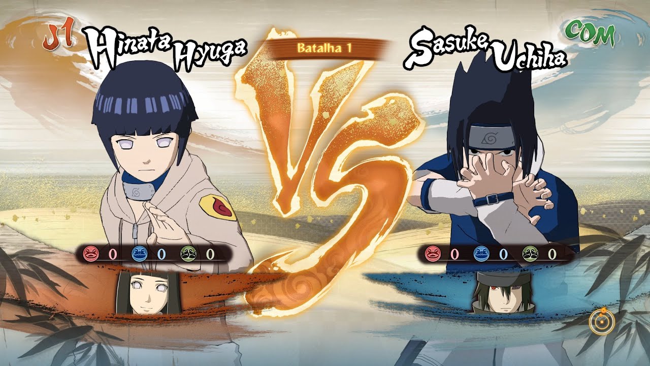 Hinata Vs Sasuke (Clássico, Shippuden and The Last) - NARUTO STORM 4 NEXT GENERATIONS | Full HD