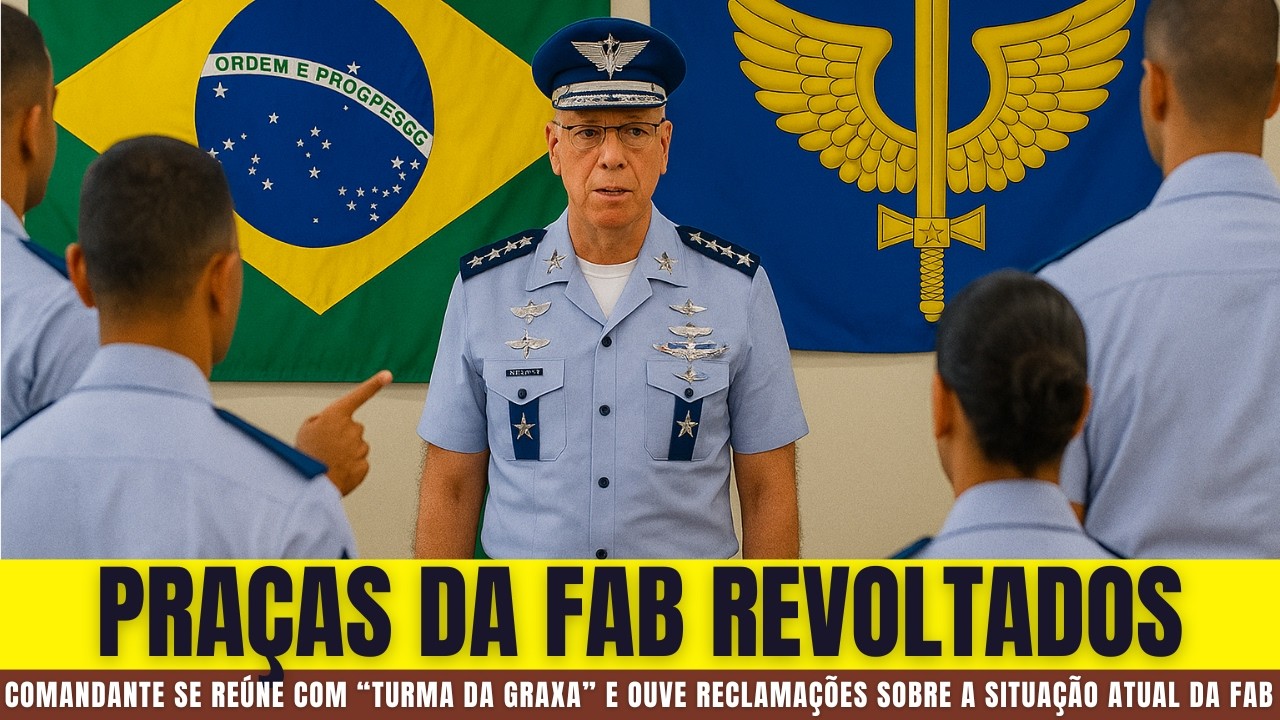 TENSÃO NO QUARTEL: Praças da FAB Cobram Ação do Comandante e do Presidente