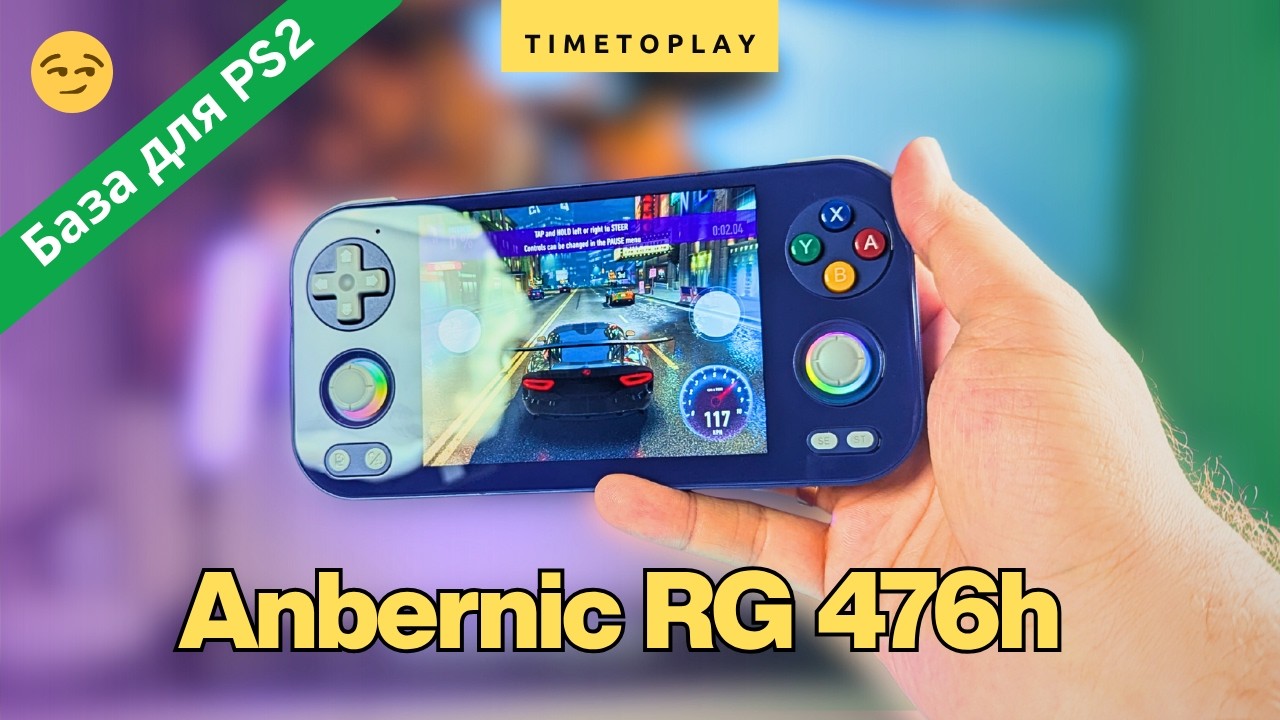 ANBERNIC RG476H | 120 ГЦ для PS2: Новий 