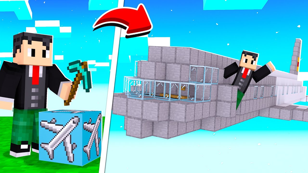 BLOCO M&Aacute;GICO QUE FAZ AVI&Atilde;O NO MINECRAFT