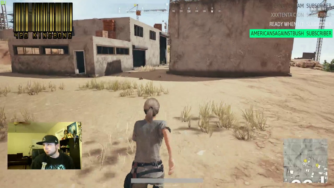 He tried to kill me with a machete - PUBG - KingBong 420 HiAF